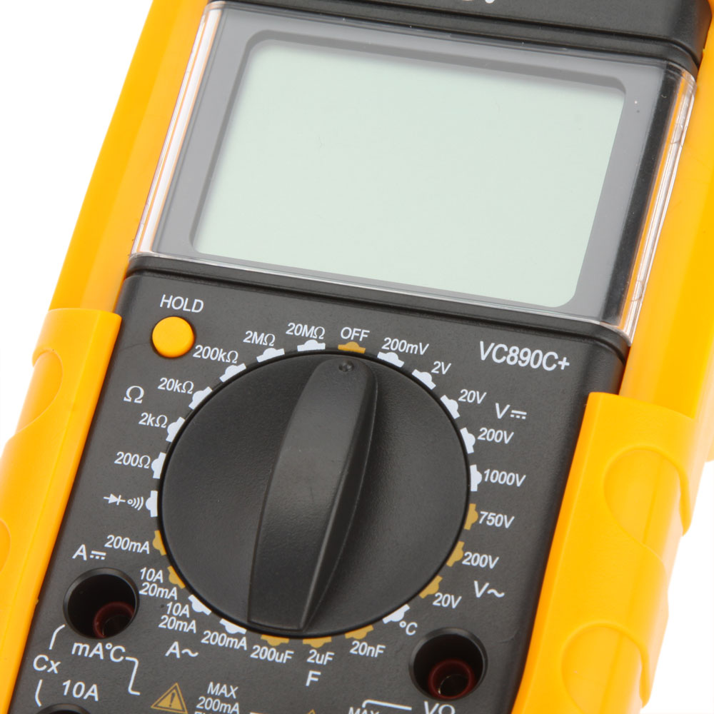 Digital Multimeter DMM Ammeter Voltmeter Ohmmeter W Capacitance Temperature Test Vici VICHY VC890C Digital Multimeter