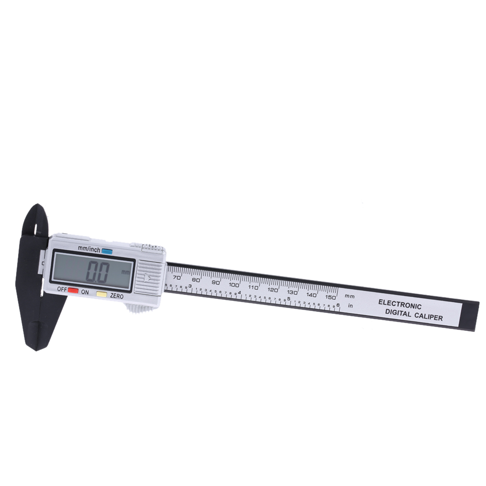 6 professional Digital Gauge Vernier Caliper Fiberglass Electronic Callipers feeler gauge LCD paquimetro 150mm Measuring Tool