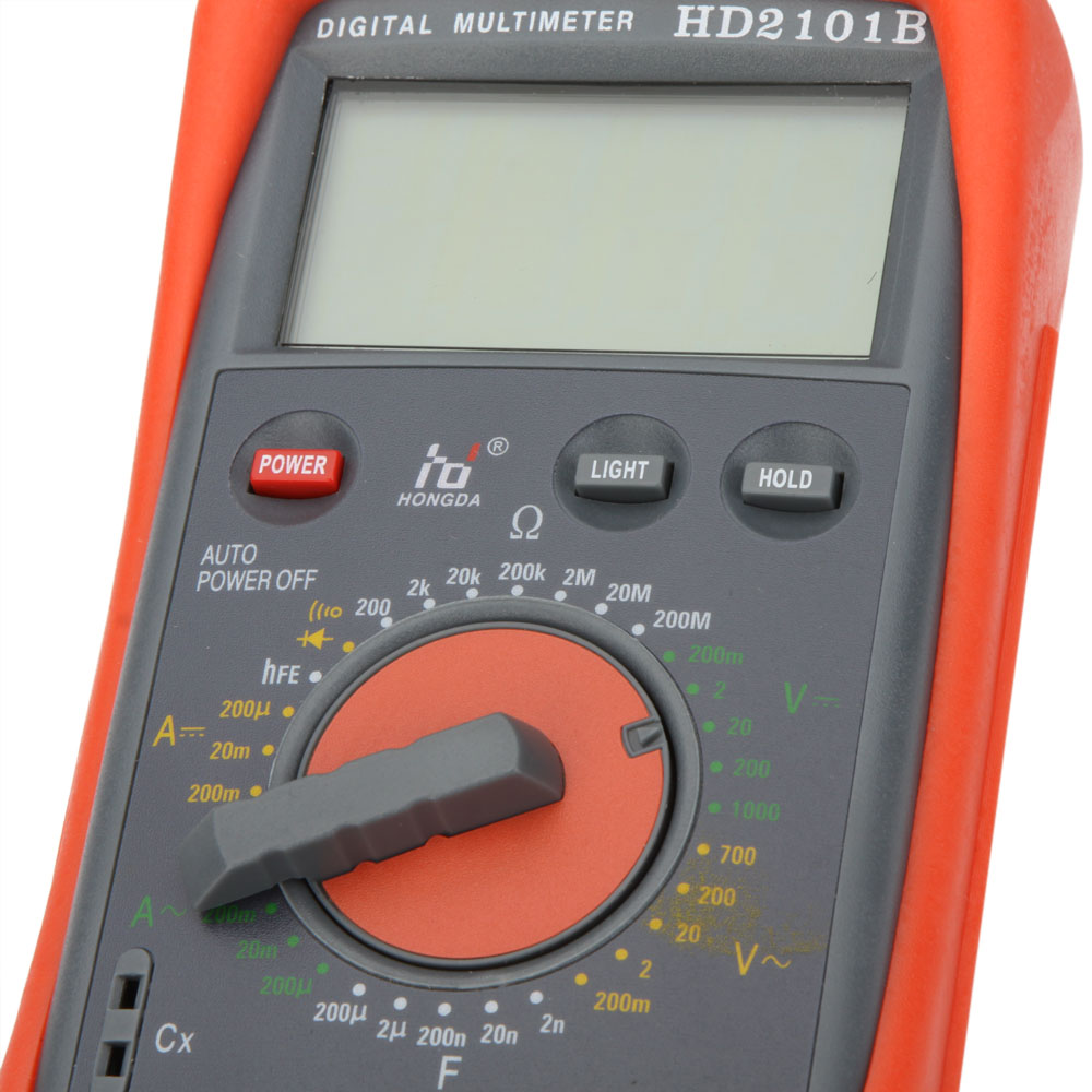 HD2101B Digital Multimeter DMM Ammeter Voltmeter Ohmmeter multimetros multimetr multitester medidor dijital multimetre digitale