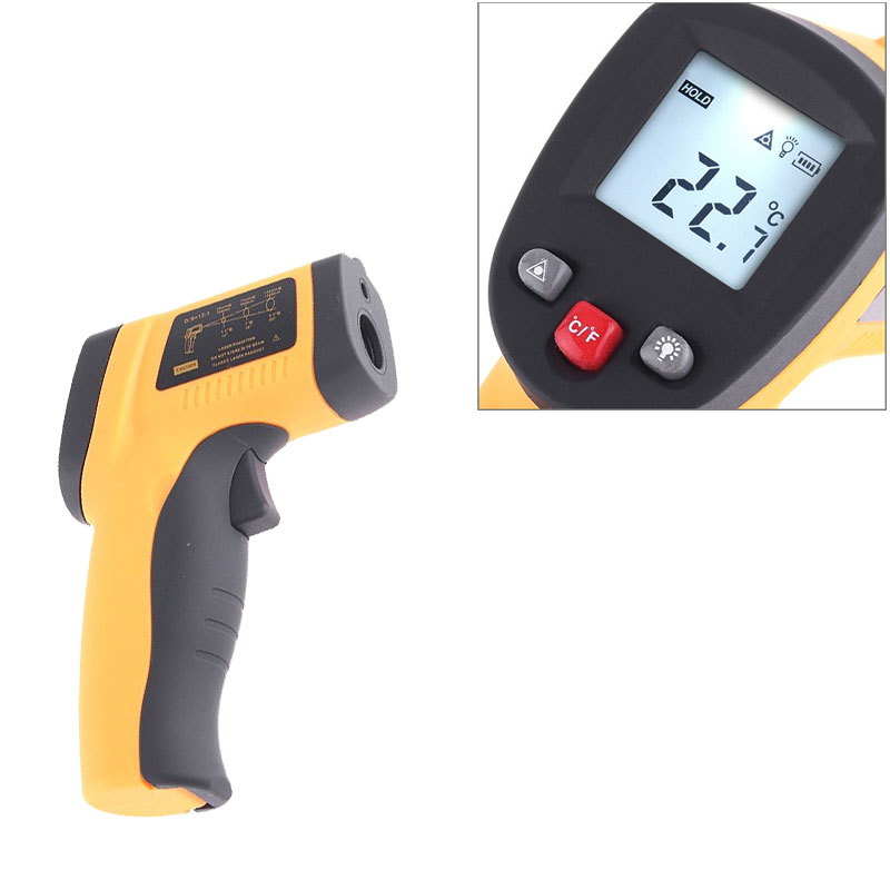 GM300 Non Contact Digital Infrared IR Thermometer With Laser 50~380C Cinical Thermometer Laser Point Infrared Temperature Meter