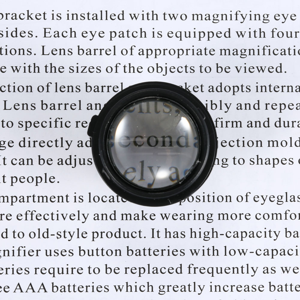 10x 15x 20x 25x Magnifying Glass with 2 LED Light Head Wearing Magnifier Double Eye Jeweler Watch Clock Repair Loupe microscope