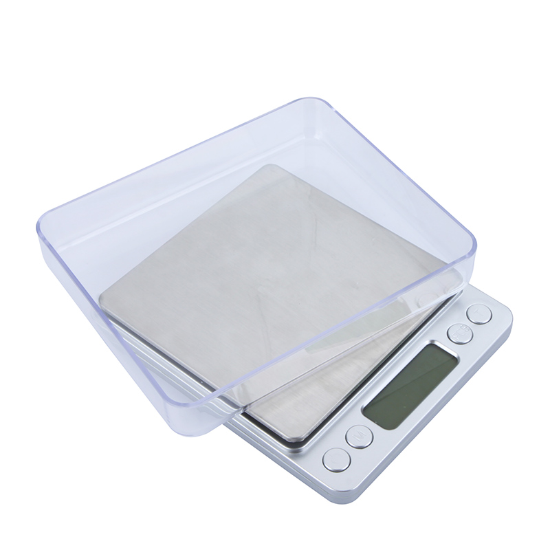 High Accuracy Mini Digital Scale Electronic Scale Platform Jewelry Gold Diamond Scale 500g 0.01g Weighing Balance Blue LCD