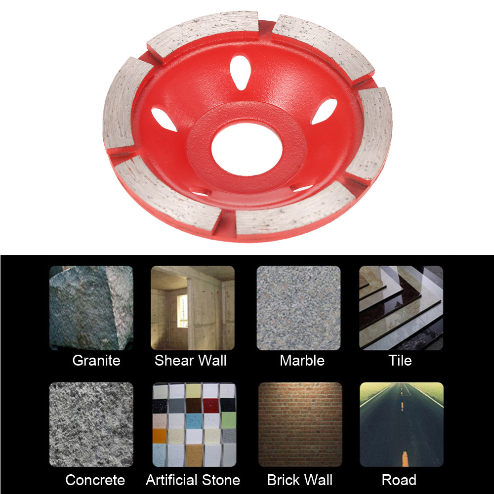 80mm 3.15 Diamond Segment Grinding Wheel Fan Shape Single Row Grinder Concrete Granite Ceramics Terrazzo Marble Grind Disc
