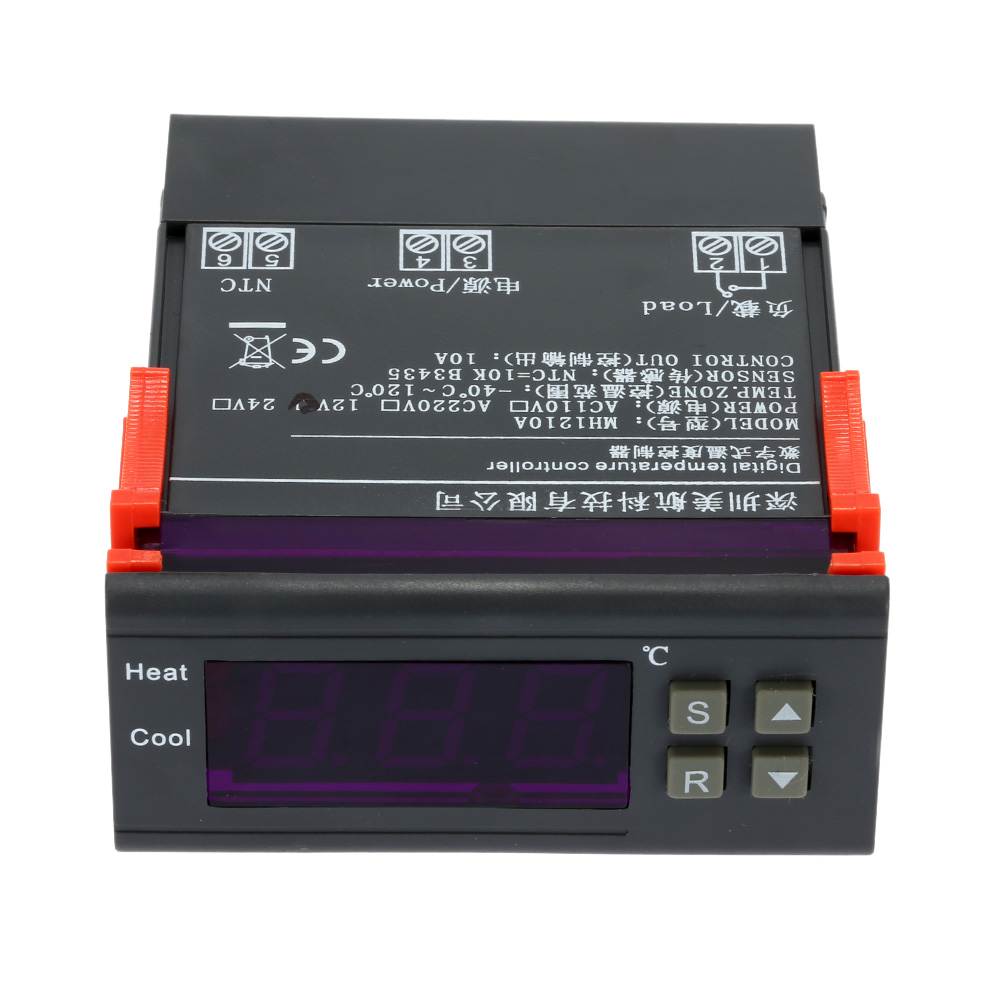 10A 12V Digital Temperature Controller mini Thermocouple thermal regulator thermostat termometro diagnostic tool with Sensor