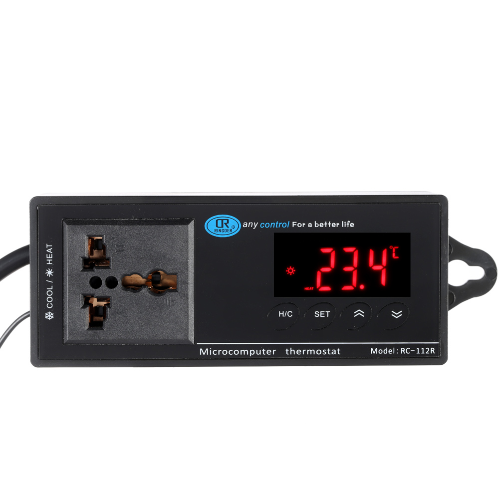  40 to110 Degrees Digital LED Temperature Controller Dual use Industrial Thermostat for Refrigerator Aquarium Incubator Reptile
