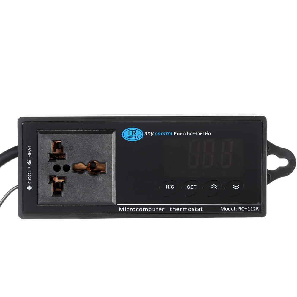 Digital thermometer Industrial thermal regulator Temperature Controller thermostat for Aquarium Incubator Reptile 40 110 degree