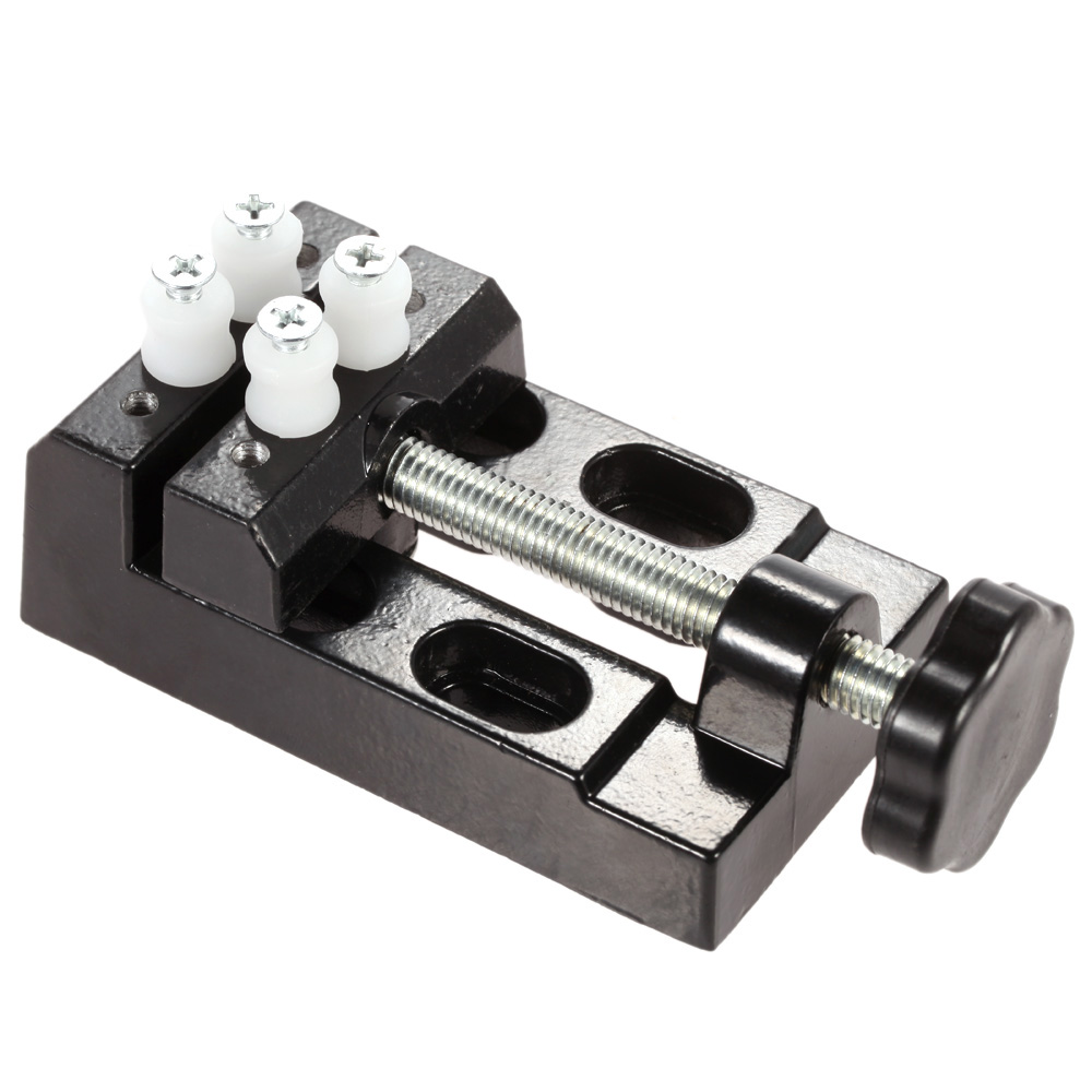 Multifunctional Bench Vise Mini vice Electric Drill Stent Clip on Jewelry Clamp Vice Walnut Clip Carving Tool
