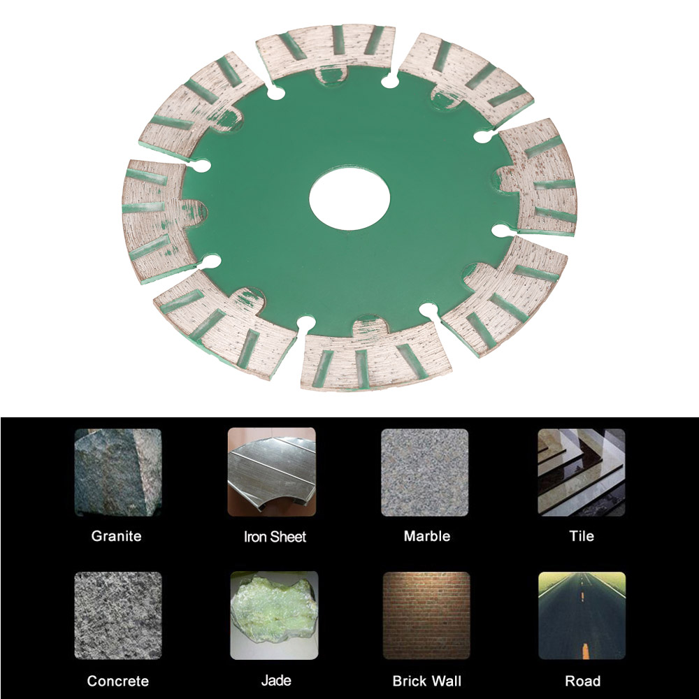 Diamond Saw Blade Granite Tile Grinder Discs Mandrel Cutoff Cutter Power tools multitool 114x2.0x20mm Dry Cutting Segmented