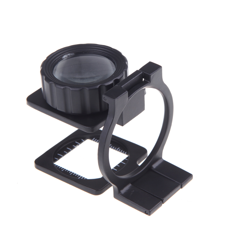 20X Foldable Magnifier Stand Measure Scale Loupe Magnifying Glass Portable Optical Instruments