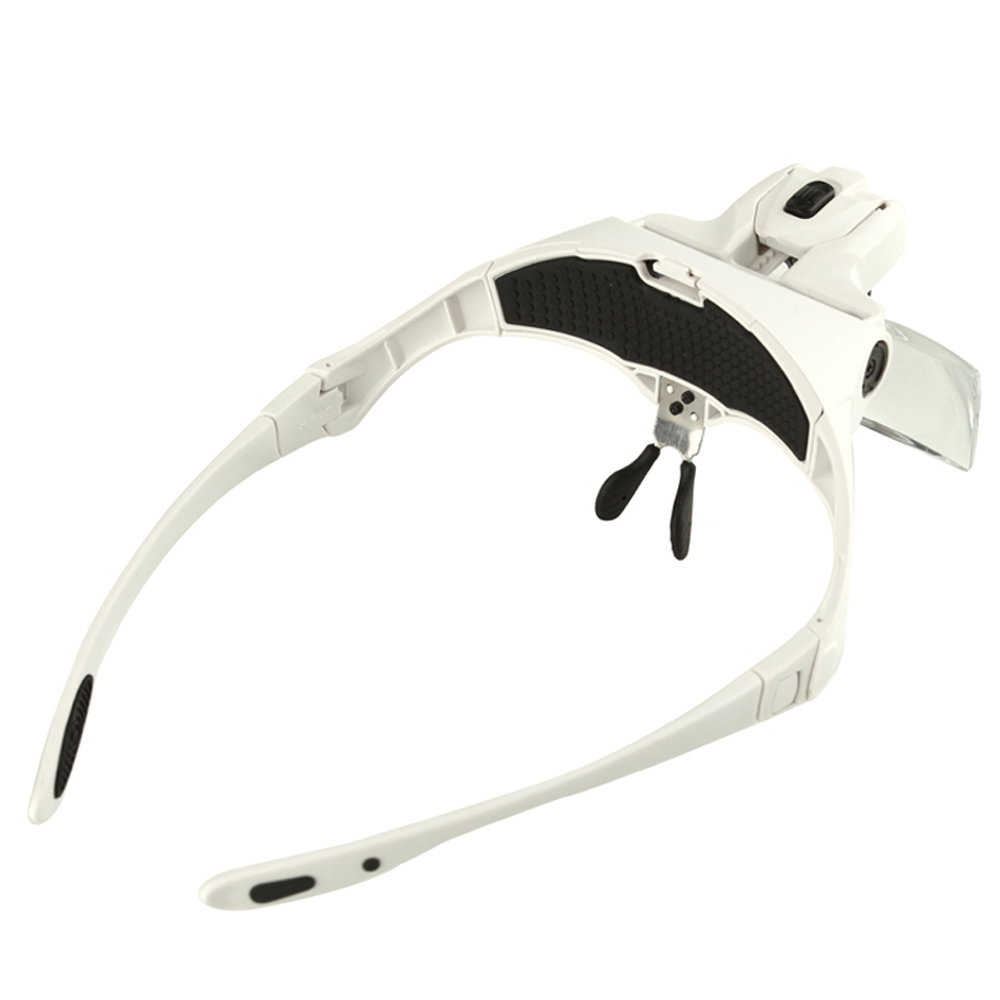 5 Lens1.0X 3.5X Adjustable Magnifier Headband Magnifying Glass with Light Multifunctional Loupe Optical Instruments
