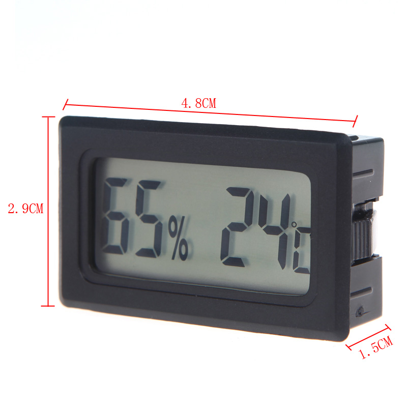 Digital LCD Thermometer Hygrometer Humidity Temperature Meter Indoor Temperature Instrument Practical weather station tester