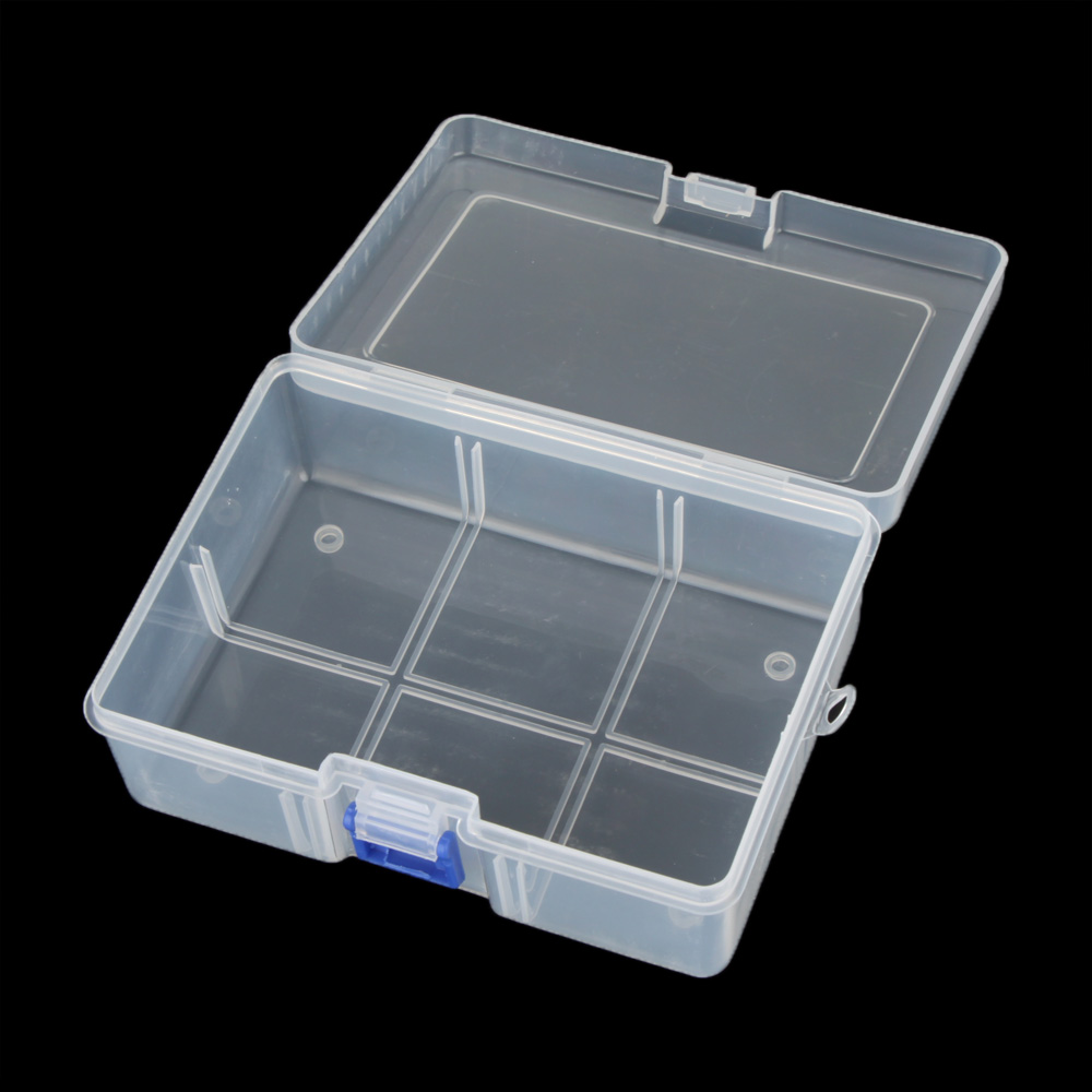 Small Size Freege Tool Box F 170 Multi function 6.5in Plastic Tool Storage Box Durable Bags Tool Case w Adjustable Tray