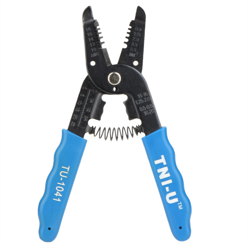 TU 1041 6.5 Precision Wire Cable Stripper Cutter Crimping Clamp Pliers Electrician Repair Tools Stripping Multi Crimping Tool