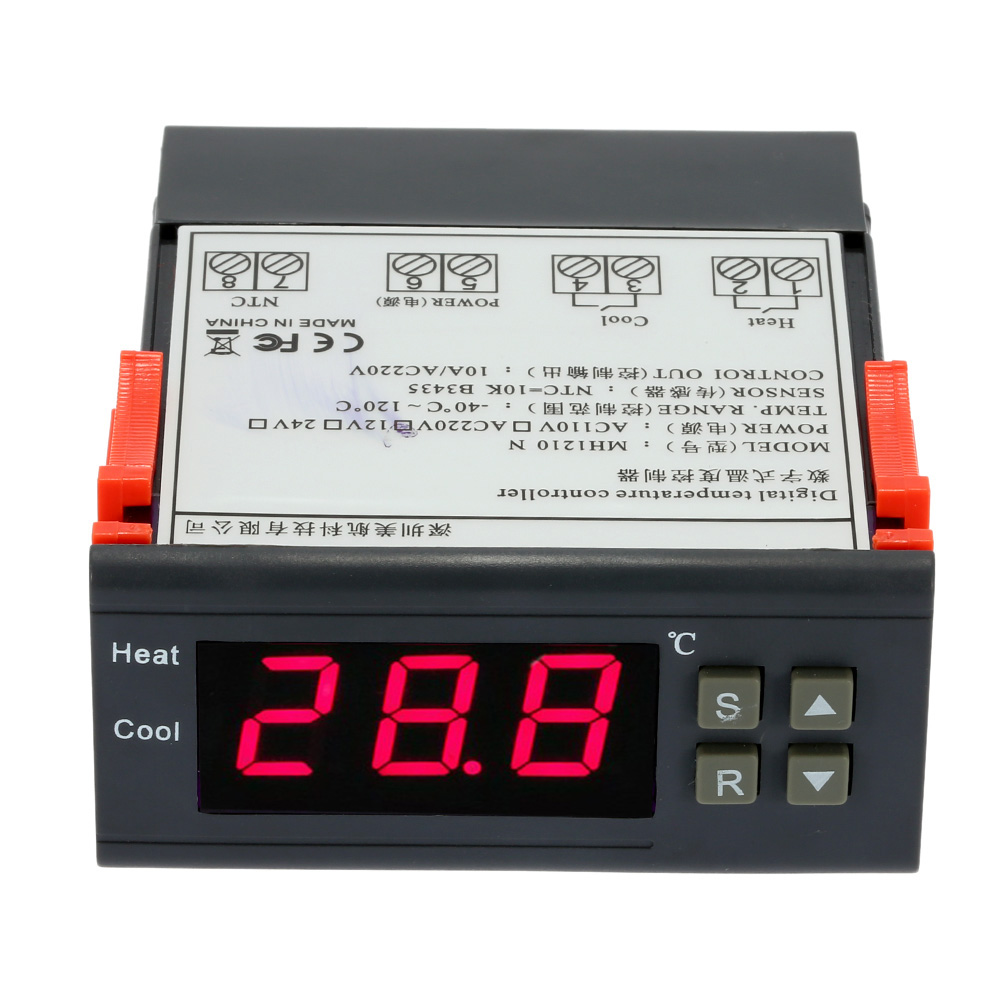 10A 220V Digital thermostat thermal regulator Temperature Controller thermometer Thermocouple 40~120 Celsius Degree with Sensor