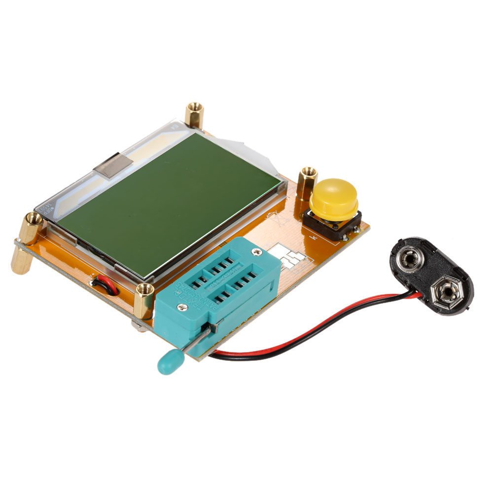 LCD Display Multi functional Transistor Tester LCD Backlight Diode Triode Capacitance ESR Meter with Backlight