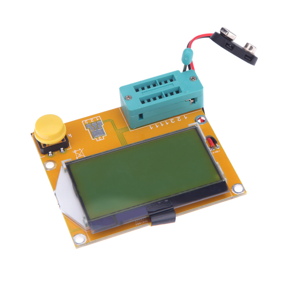 LCD Backlight ESR Meter LCR led Transistor Tester Diode Triode Capacitance Diagnostic tool MOS PNP NPN 128x64 Electronic DIY Kit
