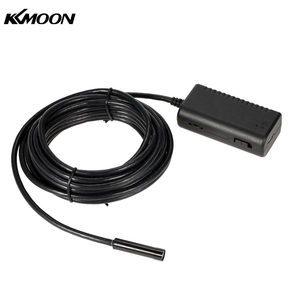 Waterproof Wi Fi Endoscope magnifying glass Snake Camera Borescope Video Inspection USB 6pcs 2.0MP 8.4mm 5M Magnifier