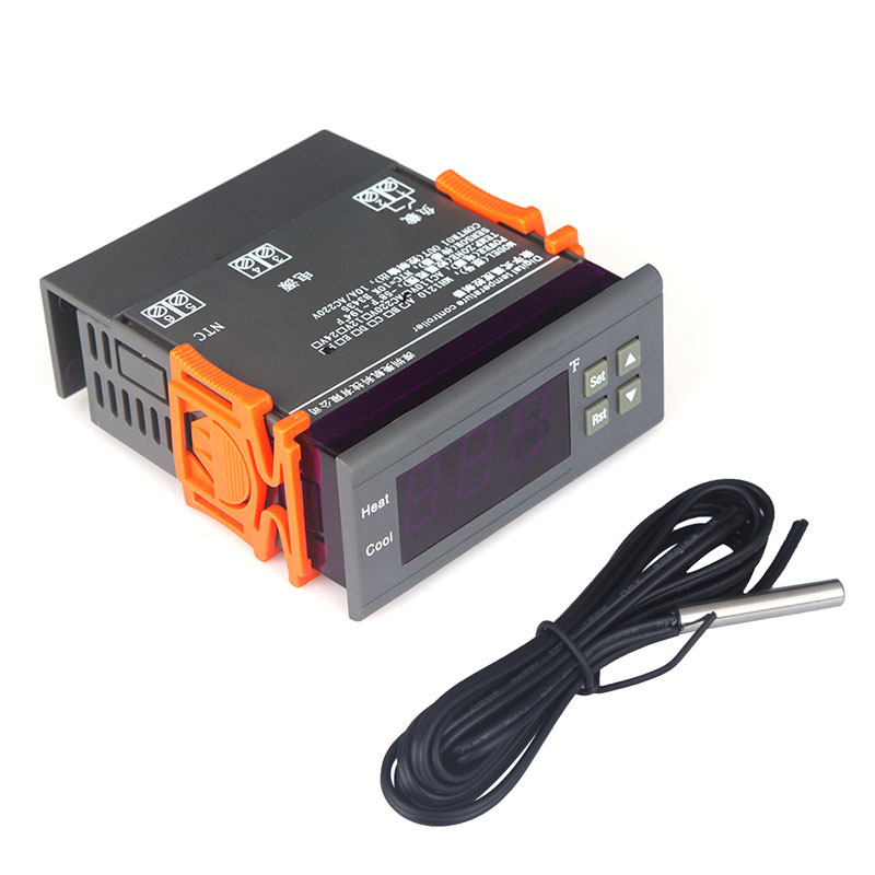 10A 110V Digital Temperature Controller Mini thermostat diagnostic tool thermal regulator Thermocouple 58~194 F with Sensor
