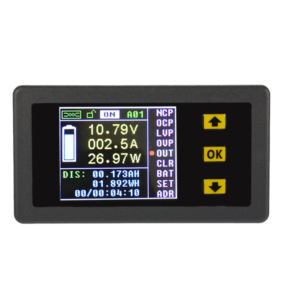 Digital Ammeter Voltmeter Coulomb Multi use Voltage Current Power Meter DC 0.01 400V 0.1 300A Digital Bi directional Counter