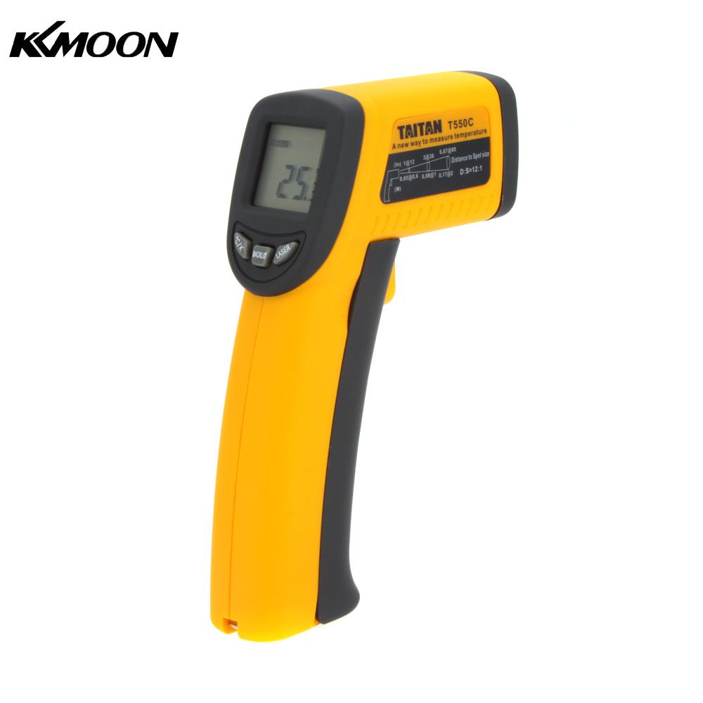 TAITAN T550C Data Hold LCD Backlight Infrared Thermometers IR Thermometers Laser Pointer termometro digitale thermometre