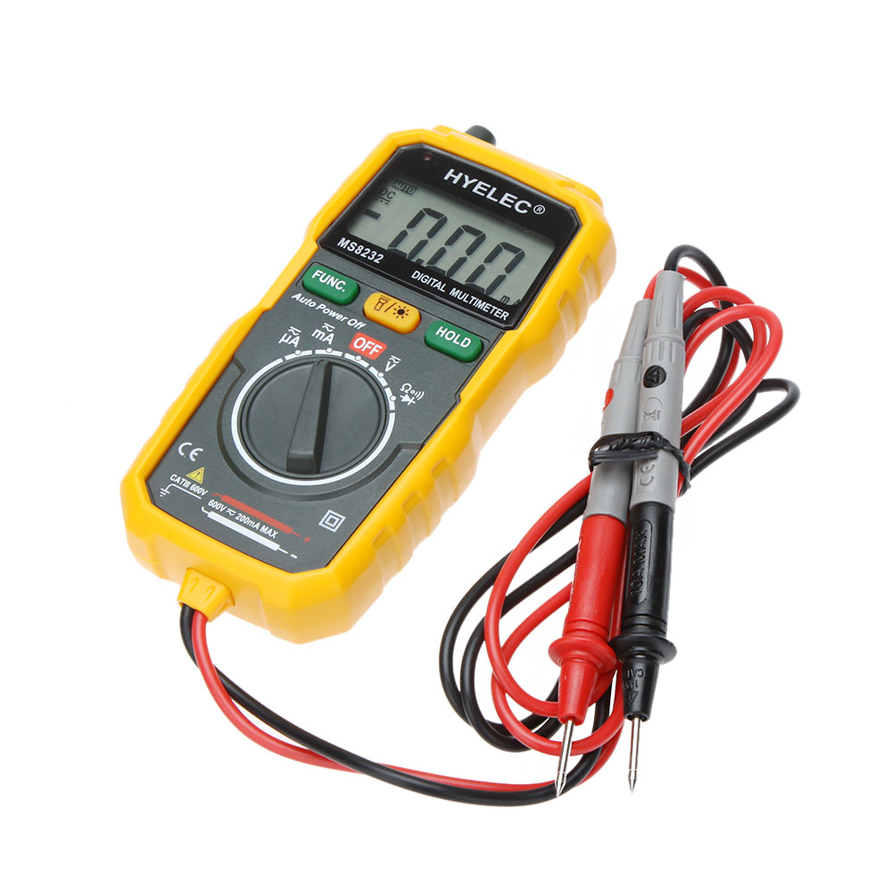 LCD Diaplay Digital Multimeter AC DC Voltage Meter Current Tongs Resistance Diode Diagnostic tool High Precision Low Consumption
