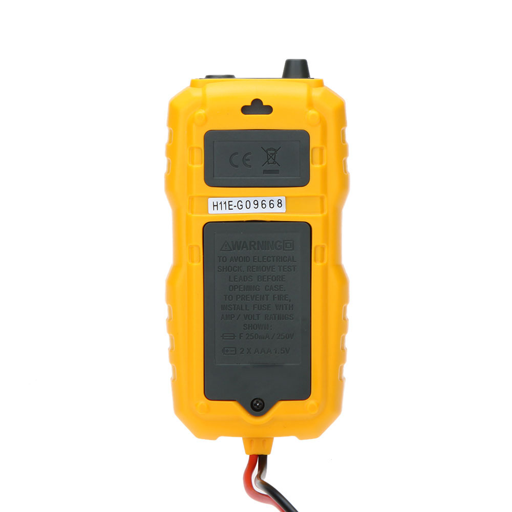 HYELEC Mini Digital Multimeter electrician diagnostic tool DC AC Voltage DC Current Resistance diode and connectivity testing