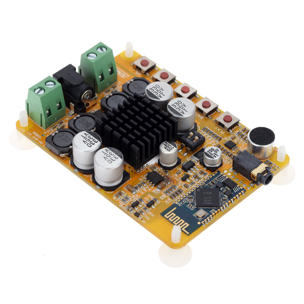 TDA7492 4.0 2x50W 2 channel Power Amplifier Board Wireless Bluetooth Audio Receiver Stereo Digital Amplifier Module