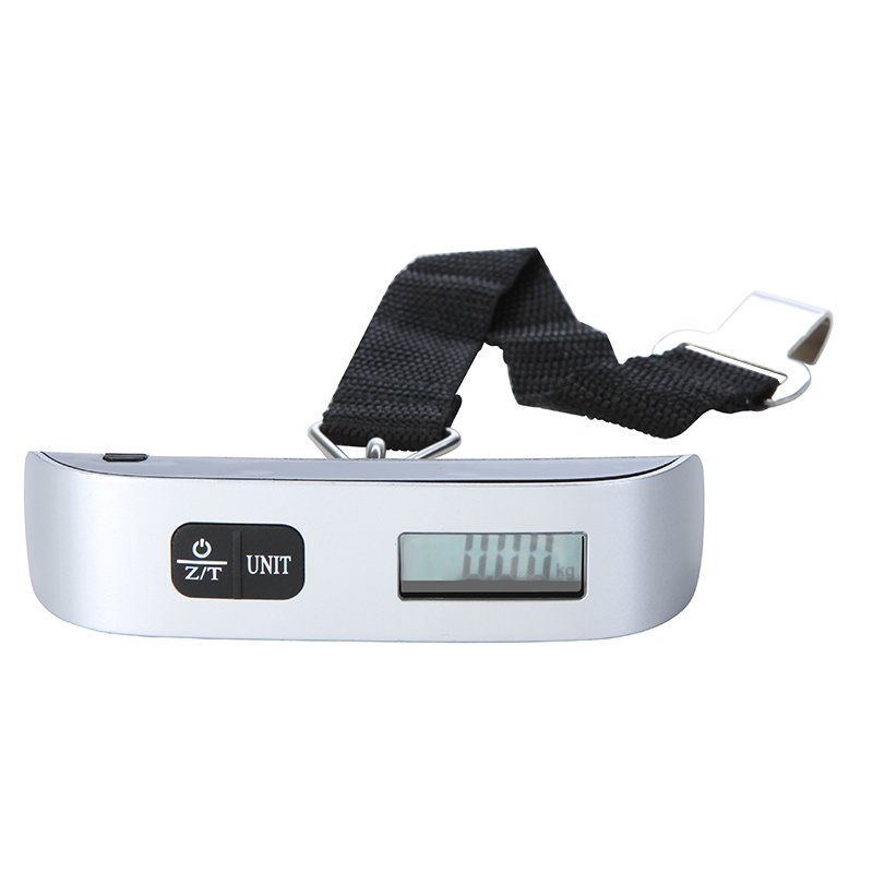 Mini Digital Scale Balance Electronic Luggage Scale Portable LCD Display Scale Weight Weighting for Travel 50kgx10g 110Lbx0.02Lb