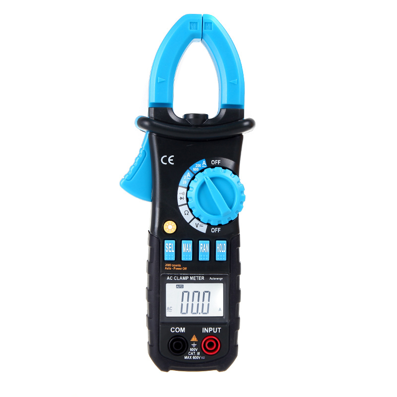 Digital Clamp Meter Multimeter Auto Range Current Tong Electronic Diagnostic tool AC DC Voltage Resistance Continuity Diode Test