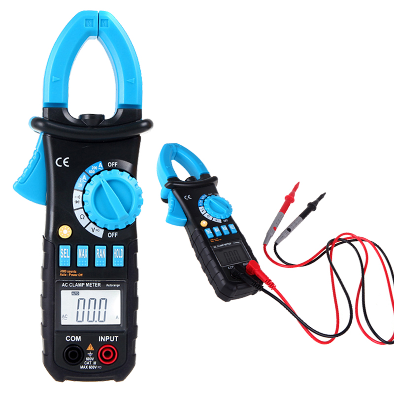 Digital Clamp Meter Multimeter Auto Range Current Tong Electronic Diagnostic tool AC DC Voltage Resistance Continuity Diode Test