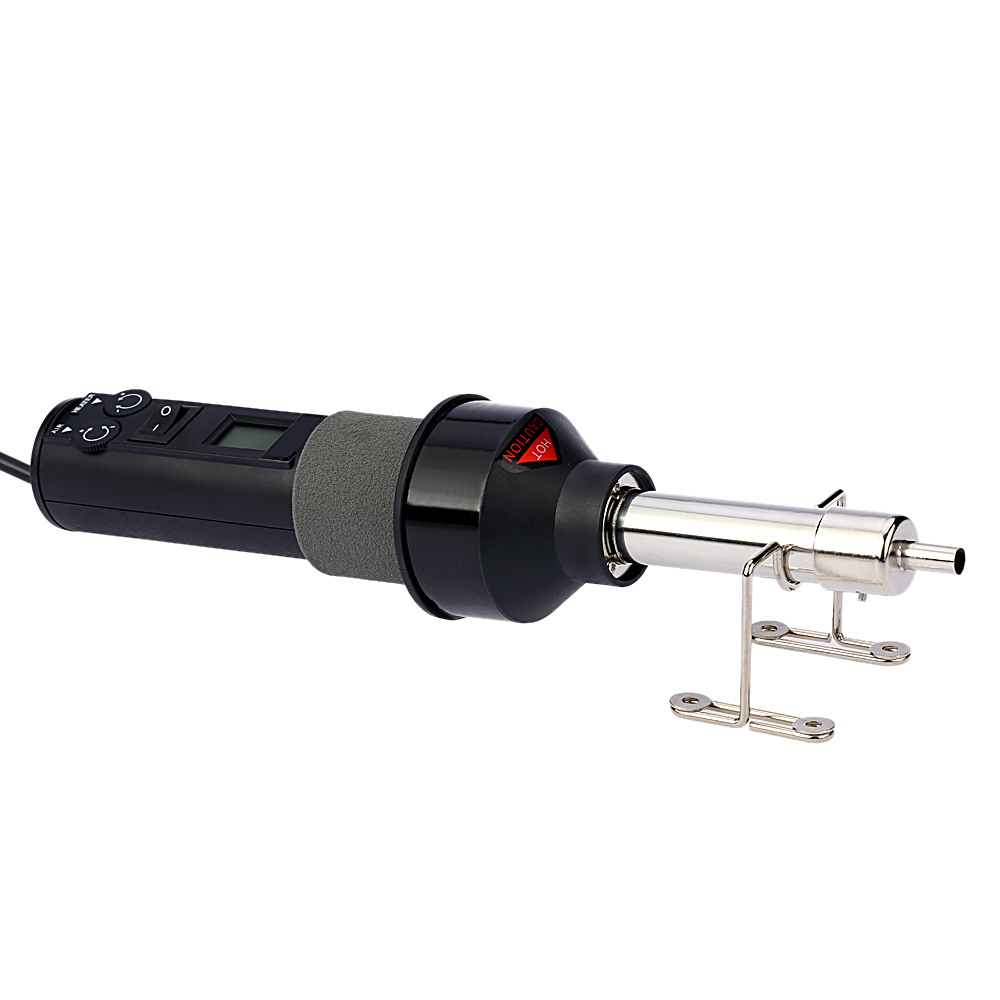 Adjustable Air Gun High Quality heat gun Digital Temperature controlled Heat IC SMD Desolder Tool Set BGA Nozzle AC110V 200W