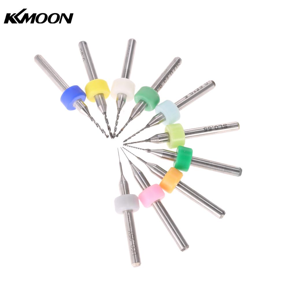 10pcs drill bit set Tungsten Carbide Micro drill bit Set Engraving Tools hand drill tools for PCB Circuit Board 0.25 1.05mm