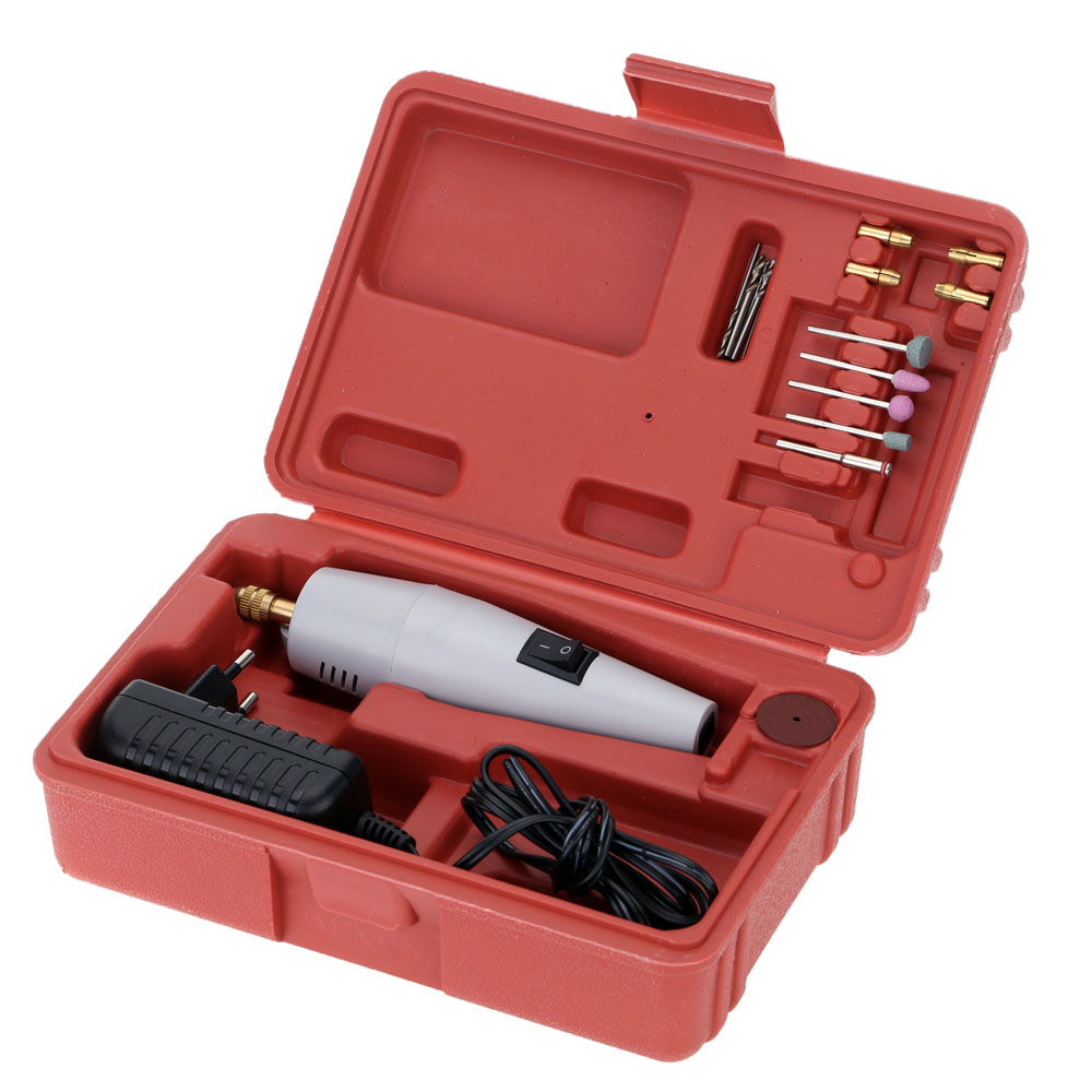 Professional 100 240V Electric Drill Set Grinding Tool Grinder Dremel Tools Bead Jade Engraving Kit+15 pcs Dremel Accessories