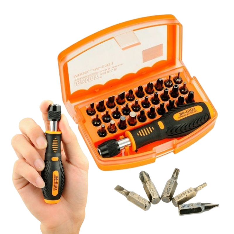 31 in 1 Interchangeable screwdriver set Professional Versatile Hardware Screw Driver Tool Kit Multi tool with Carry Box