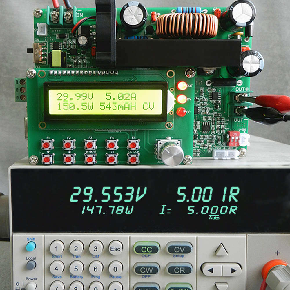 Digital DC DC Converter Adjustable Step down Power Supply Module 900W Programmable CC CV LCD Display TTL 15 80V to 0 60V 15A