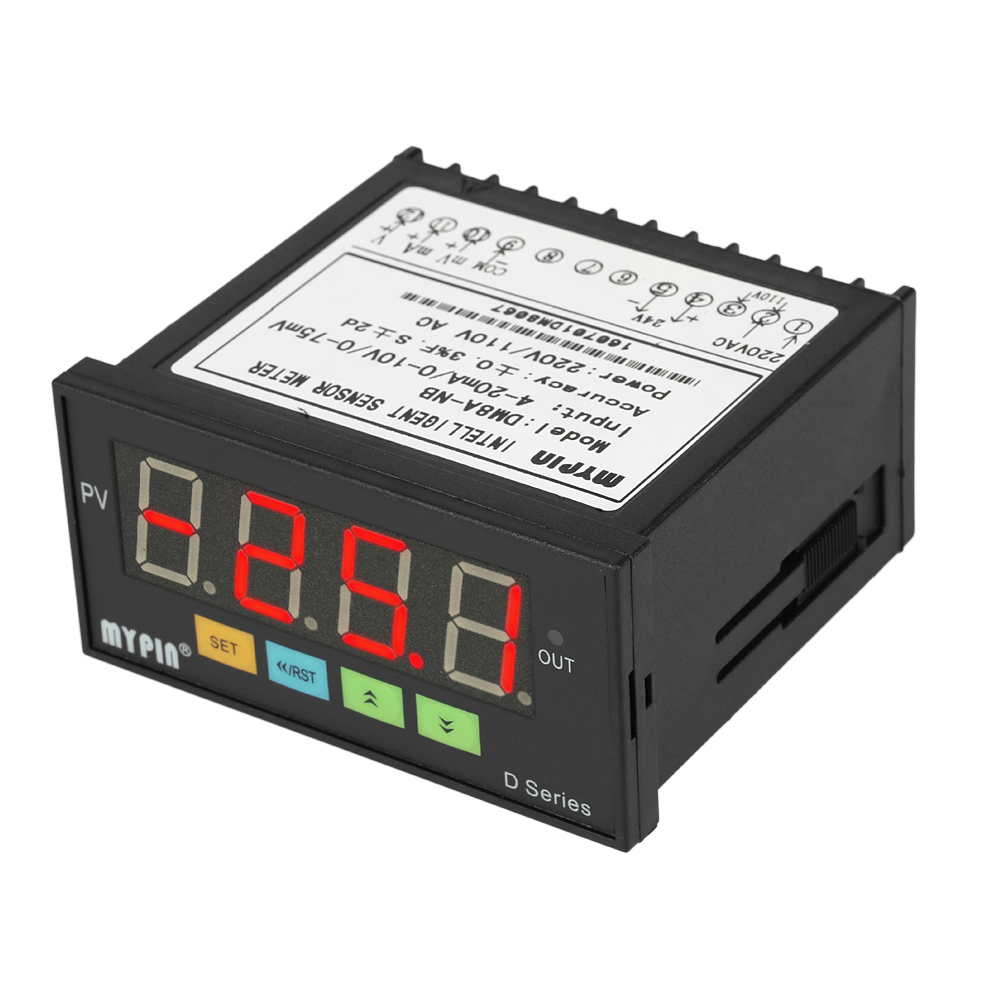 Multi functional Intelligent Digital Sensor Meter LED Pressure Sensors Current Voltage resistance Tester 0 75mV 4 20mA 0 10V