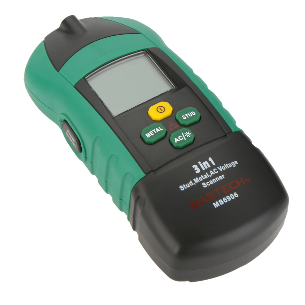 MASTECH MS6906 3 in1 Feeler Gauge Stud Metal AC Voltage Voltmeter Scanner Paint Thickness Tester Gauge Diagnostic tool