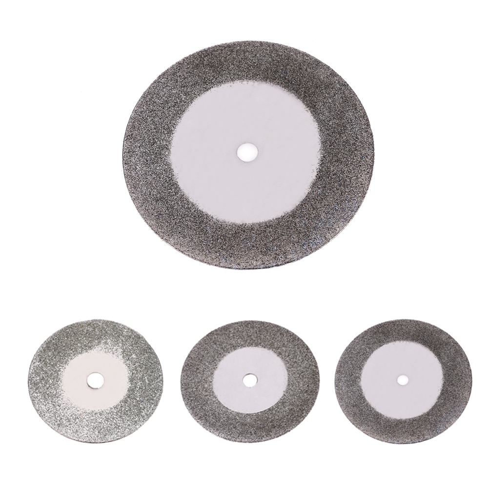 10pcs 25 30 40mm diamond Grindering Cutting Disc Rotary Blades Cutting Wheel Slice for Dremel Electric Grinder with 2 Mandrels