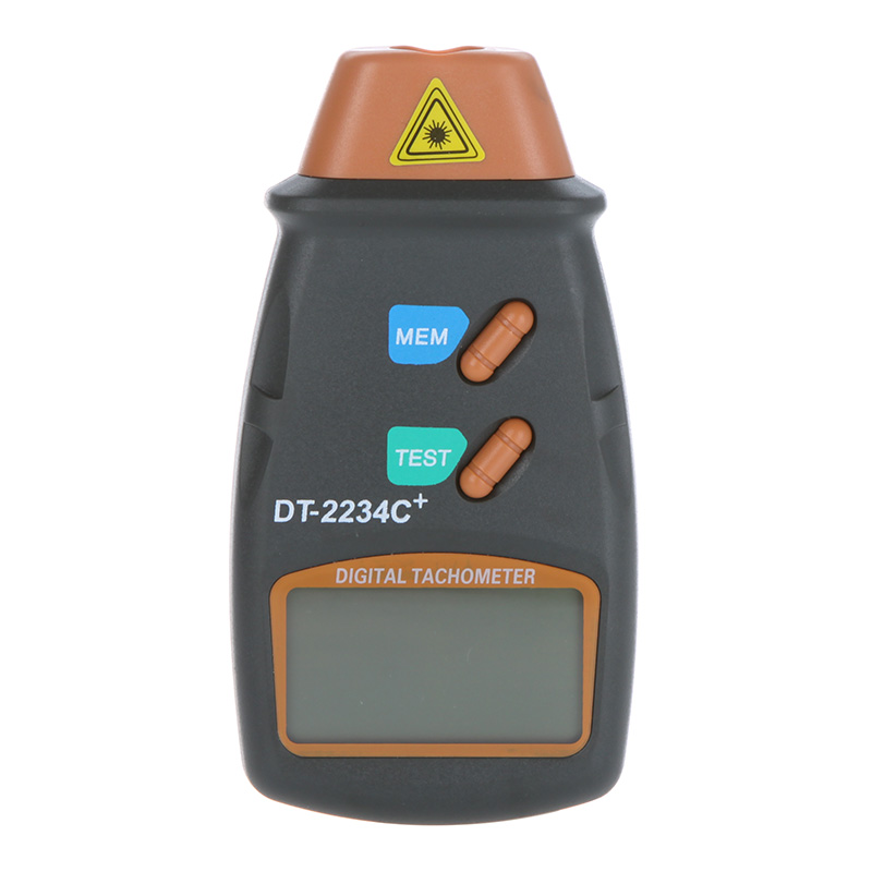 Digital Laser Po Tachometer Non Contact RPM Tach Digital Rotation Speed meter Revolution Counter with Function Annunciation