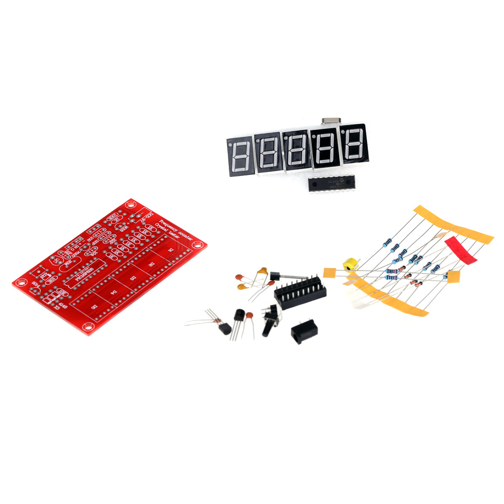50MHz Crystal Oscillator Frequency Counter Tester DIY frequency meter cymometer Kit 5 Digits Resolution digital frecuencimetro