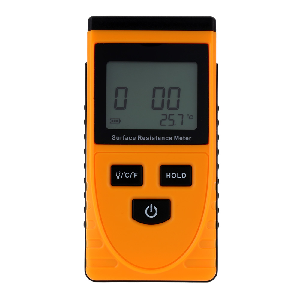 Digital megger insulation tester Handheld Surface Resistance Meter Tester with LCD Display Temperature Measurement Data Holding