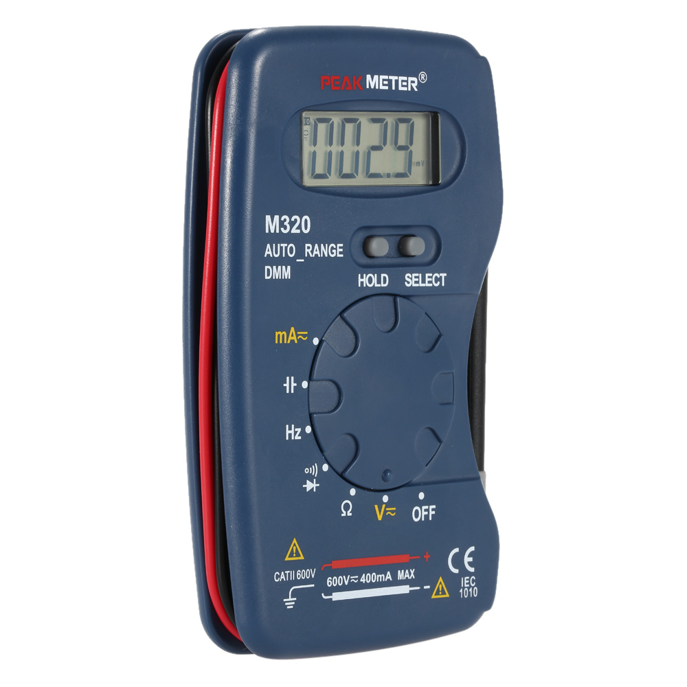 M320 Digital Multimeter AC DC Voltage Current Resistance Diagnostic tool Frequency Capacitance Measurer Diode Continuity Tester