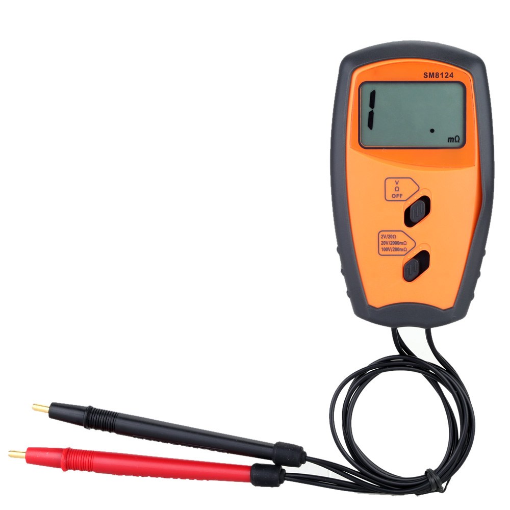 Portable Battery Internal Resistance Voltage Meter Voltmeter SM8124 0 100V Battery Measurement Tool Diagnostic Tool for Battery
