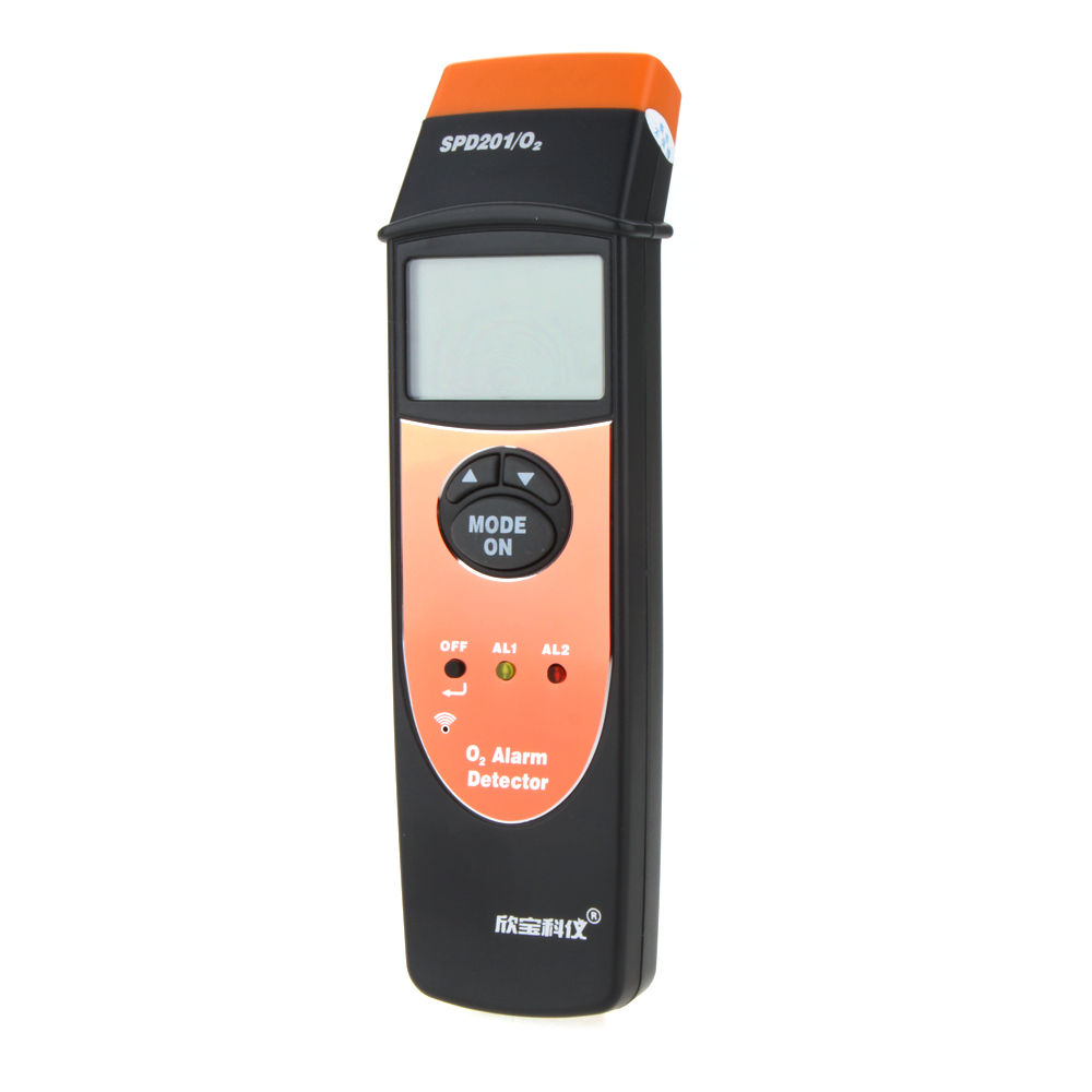 SINPO SPO201 small Size Type Oxygen(O2 ) Alarm Detector Measuring 0~25 gas analyzer gas detector alarm gas leak detector