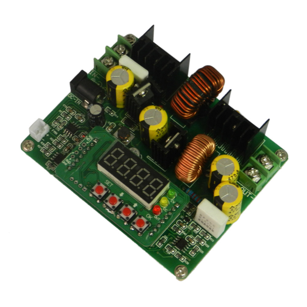 38V 6A DC DC Digital Boost Buck Step up Step down Module LED Driver Solar Charging Boost and Buck Module