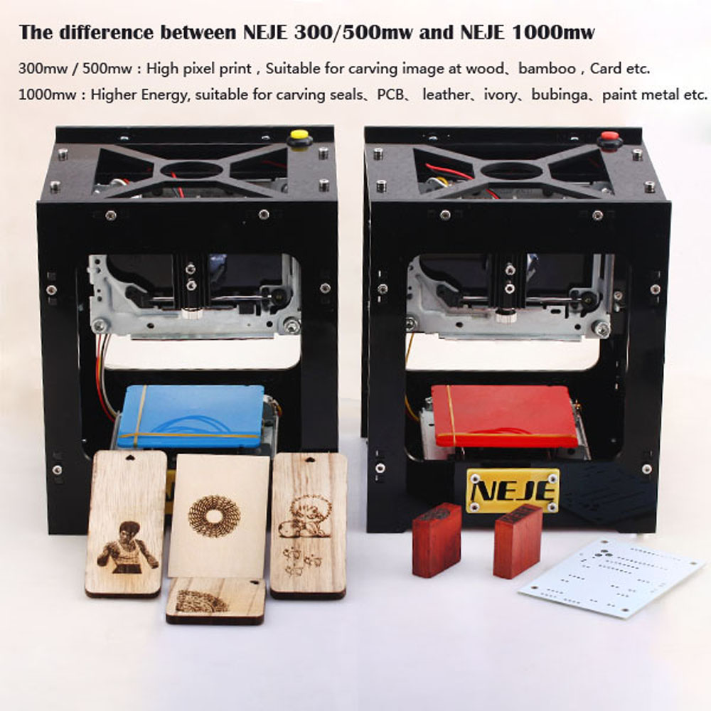 NEJE Mini USB Laser Engraver Carver Automatic DIY Print Engraving Carving Machine Off line Operation with Protective Glasses