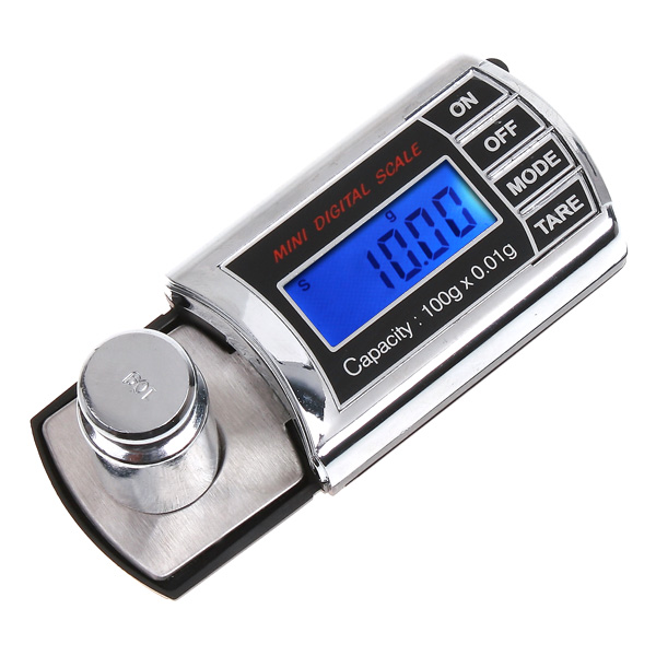 Mini 0.01g 100g Digital Scale LCD Pocket Jewelry Diamond Weight Scales Portable Electronic Balance Weighing Scales