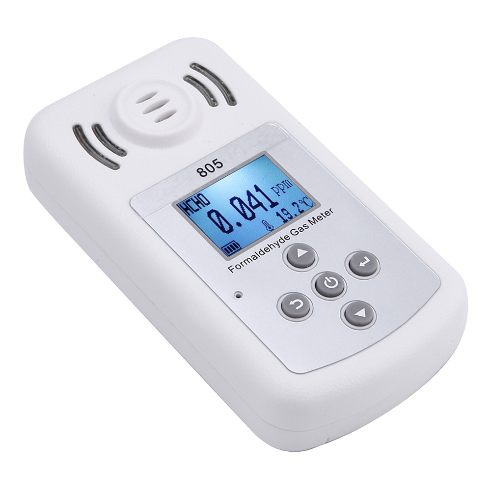 Portable Formaldehyde Tester Mini PPM HTV Meter Fine Methanal Concentration Detector with LCD Display and Sound light Alarm