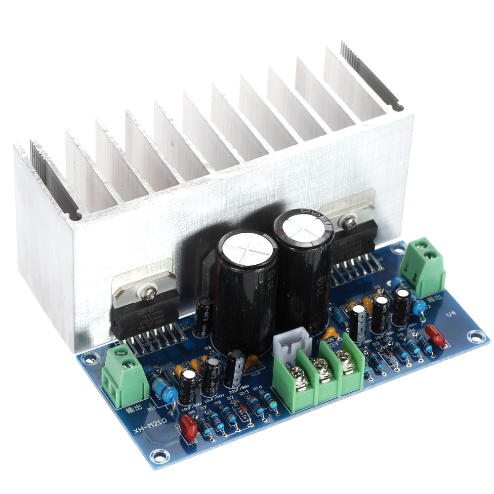 TDA7293x2 100W+100W Analogue Stereo Audio Amplifier Board Sound Quality 2 Channel Power Amplifier Board 2.0 with Cable HIFI