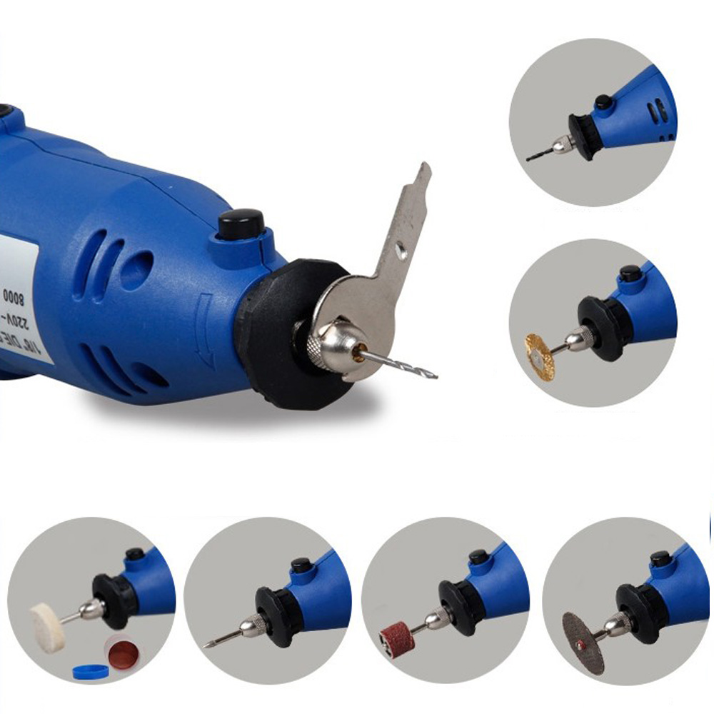 Mini Electric Grinding Set Portable Dremel Regulating Speed Drill Grinder Tool for Milling Polishing Drilling Dremel Accessories